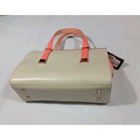 New Ted Baker London Rosane Tote Bag Purse Cream Orange Gold Classy $425 - Picture 8 of 11